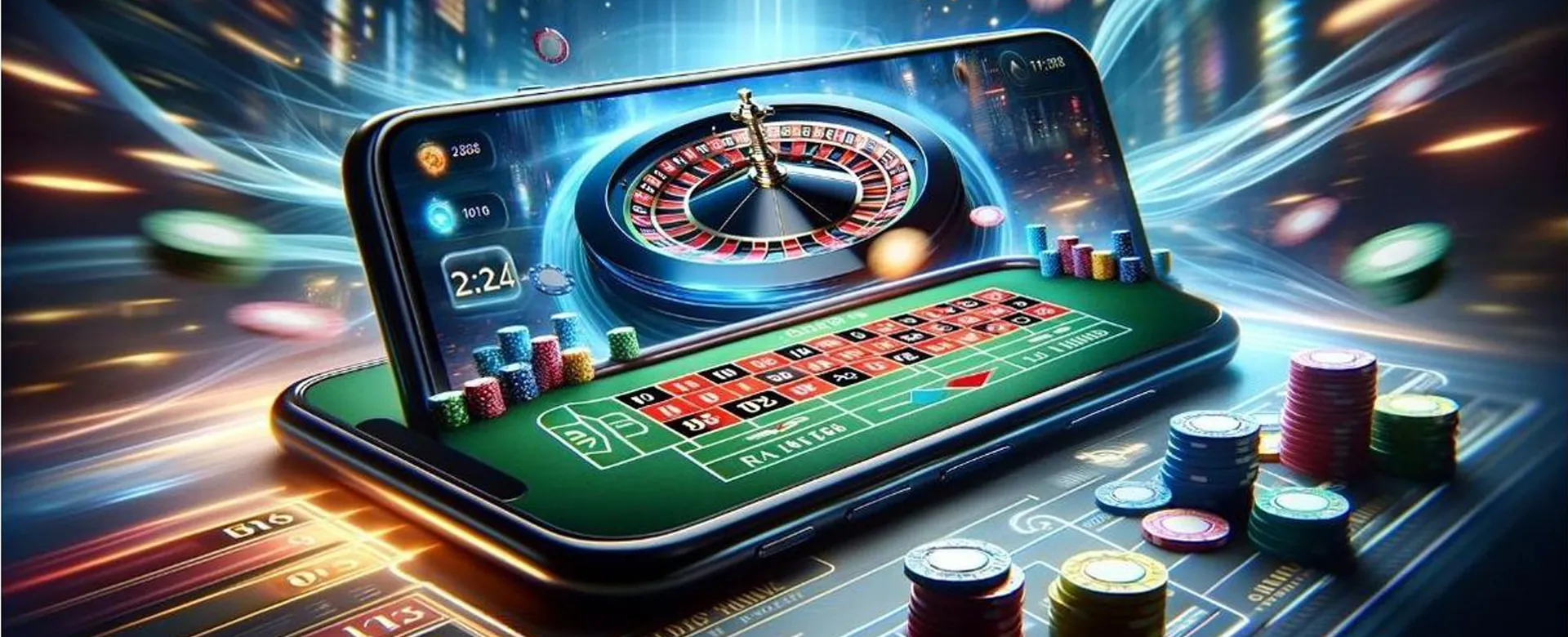 Dynamic JL Mark online casino banner with vibrant graphics